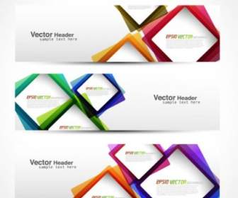 Abstrakte Moderne Grafik Banner02 Vektor