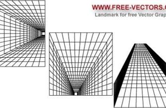 Abstract Perspective Shapes Free Vector