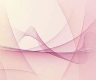 Abstract Pink Wave Vector Background