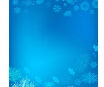 Abstract Snowflake Background