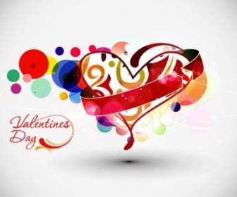 Abstract Valentine S Day Vector Art