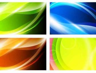 Abstract Vector Background Set