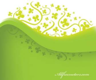 Abstract Vector Background With Papillons