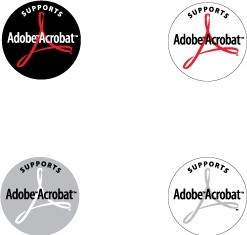 Adobe Acrobat Dukungan Logo