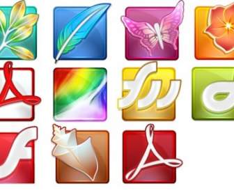 Pacote De ícones Do Adobe Cs4 ícones