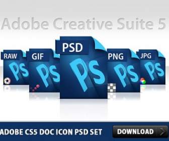 Adobe Cs5 Doc Jeu Gratuit Psd D'icônes