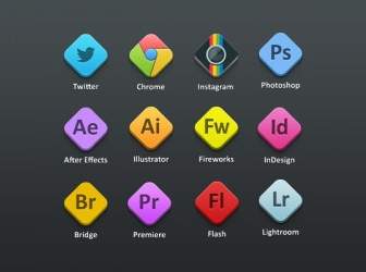 Icônes Adobe