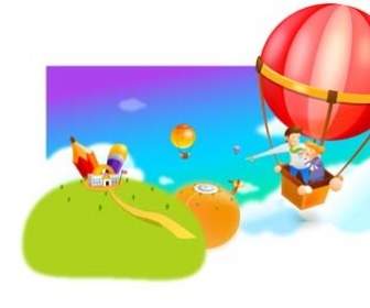 空中的氣球