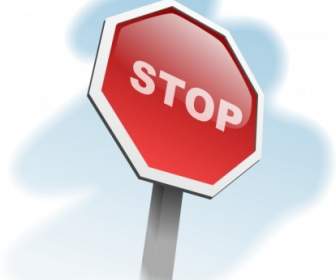 Aj Stop Sign Angled Clip Art