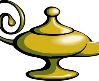 Aladin Lampu Clip Art