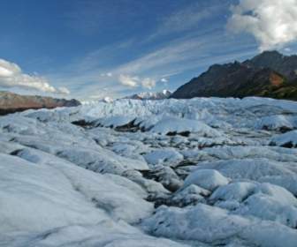 Gelo De Geleira Glaciar No Alasca