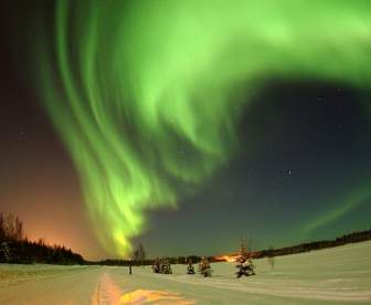 Alaska-Wildnis-Himmel