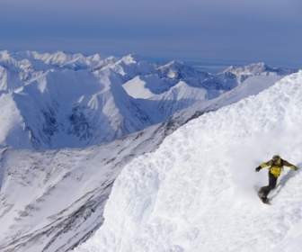 Papel De Parede Do Alasca Snowboard Snowboard Esportes