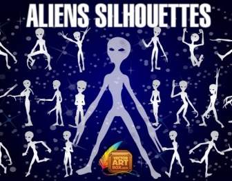 Aliens Silhouettes