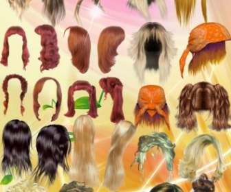 All Kinds Of Beautiful Hair Psd