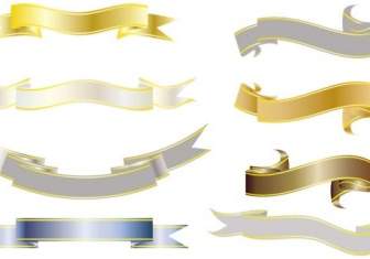 All Kinds Of Ribbons Vector