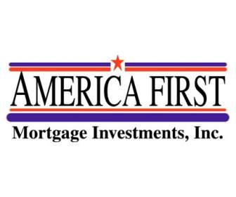 Америка Первый ипотечный инвестиции