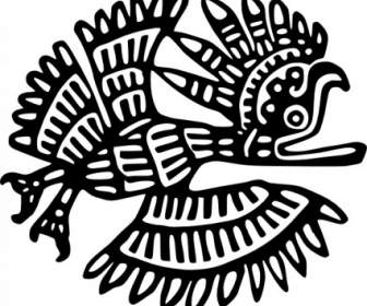 古代のメキシコのモチーフのクリップアート