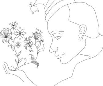 Andre Saetherskar Flowers Clip Art