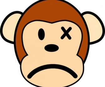 Angry Monkey Clip Art