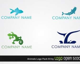 животных логотип пакет