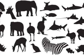Silhouettes Animales