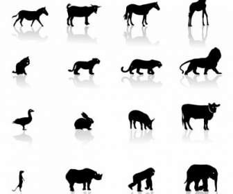 Tiere-Symbole