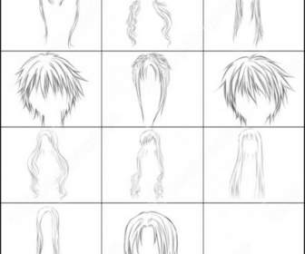 Anime Hairs Brush