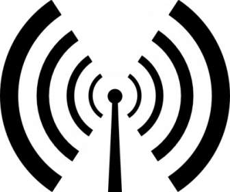 Antena Y Ondas De Radio Clip Art