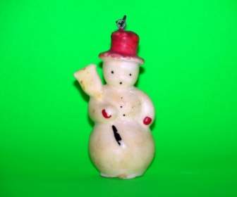 雪だるまのクリスマスの飾りの骨董品します。