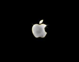 Apple-Computern Von Apple Bling Bling Tapete
