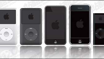 Apple-Ipod-Produkte-Vektor-material