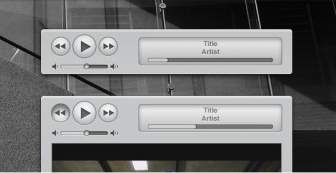 Interfaz Y Controles De Medios Similares De Apple Itunes
