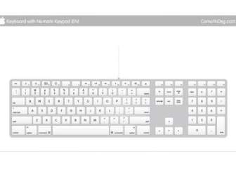 Apple Keyboard Vector