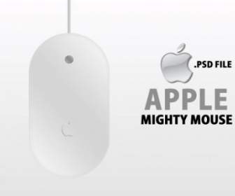 Mouse Mighty Mouse Apple Psd