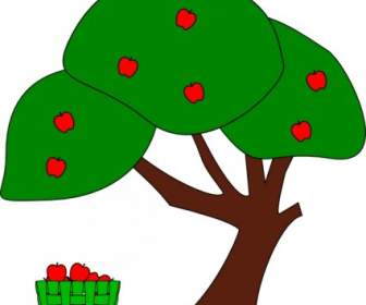 Clip Art De Apple Tree