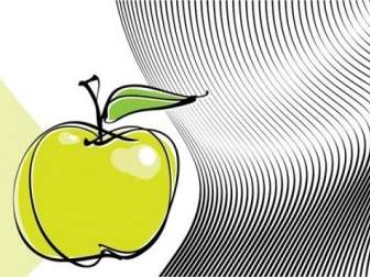 Dibujo De Líneas De Vector De Plantillas De Appledesigned