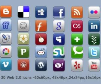 Aquaticus Social Icons Icons Pack
