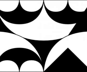 Arches Interlocking Pattern Clip Art