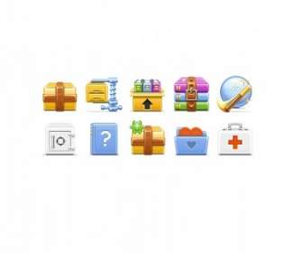 Archive Toolbar Icons Icons Pack