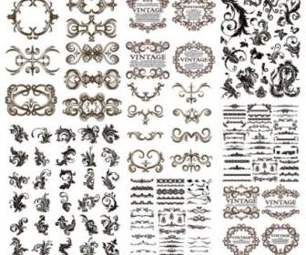 Are Hundreds Of Gorgeous European Pattern Vector
