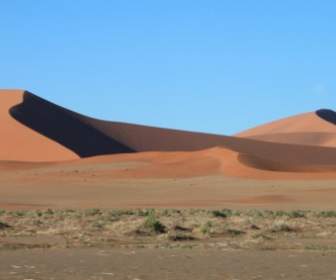 熱い乾燥した砂丘
