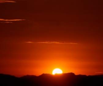 شروق الشمس في ولاية أريزونا