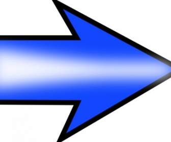 Imagen Prediseñada Derecha Flecha Azul