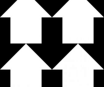Arrows Reverse Pattern Clip Art