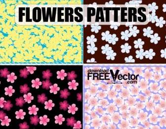 Kunst Vektor Blumen Muster