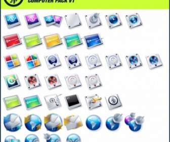 Línea De Montaje Equipo Pack V1 Icons Pack