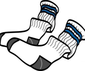 Atletico Crew Socks ClipArt
