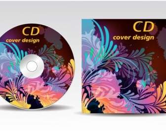 Attached Cdrom Disc Case Vector