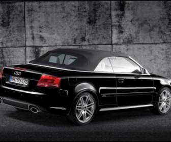 รถยนต์ Audi Rs4 Cabriolet วอลล์เปเปอร์สีดำออดี้